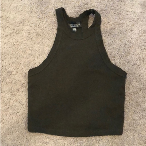 Olive green tank top - Picture 1 of 3